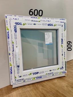 Окно 600*600 в наличии.