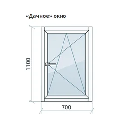 «Дачное» окно